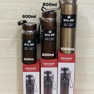 Binh giữ nhiệt quai da 800ml