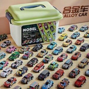 Hộp 30 xe đồ chơi cho bé